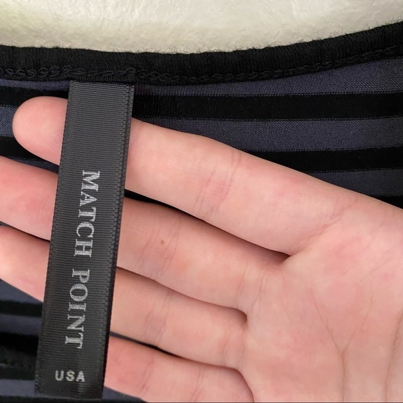 MATCH Point flowy stripe tunic top - Picture 3 of 8